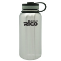 Stainless Steel Vacuum Sports Bottle with Loop 946ml